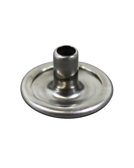 DOT Tryckknapp del 1 - 6,1 mm, Förnicklad mässing