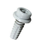 Tryckknapp del 3 - komposit 16mm Grå