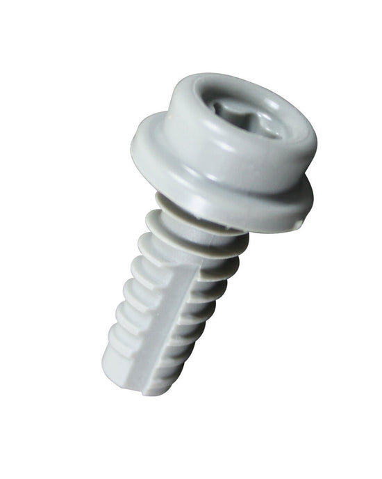 Tryckknapp del 3 - komposit 16mm Grå