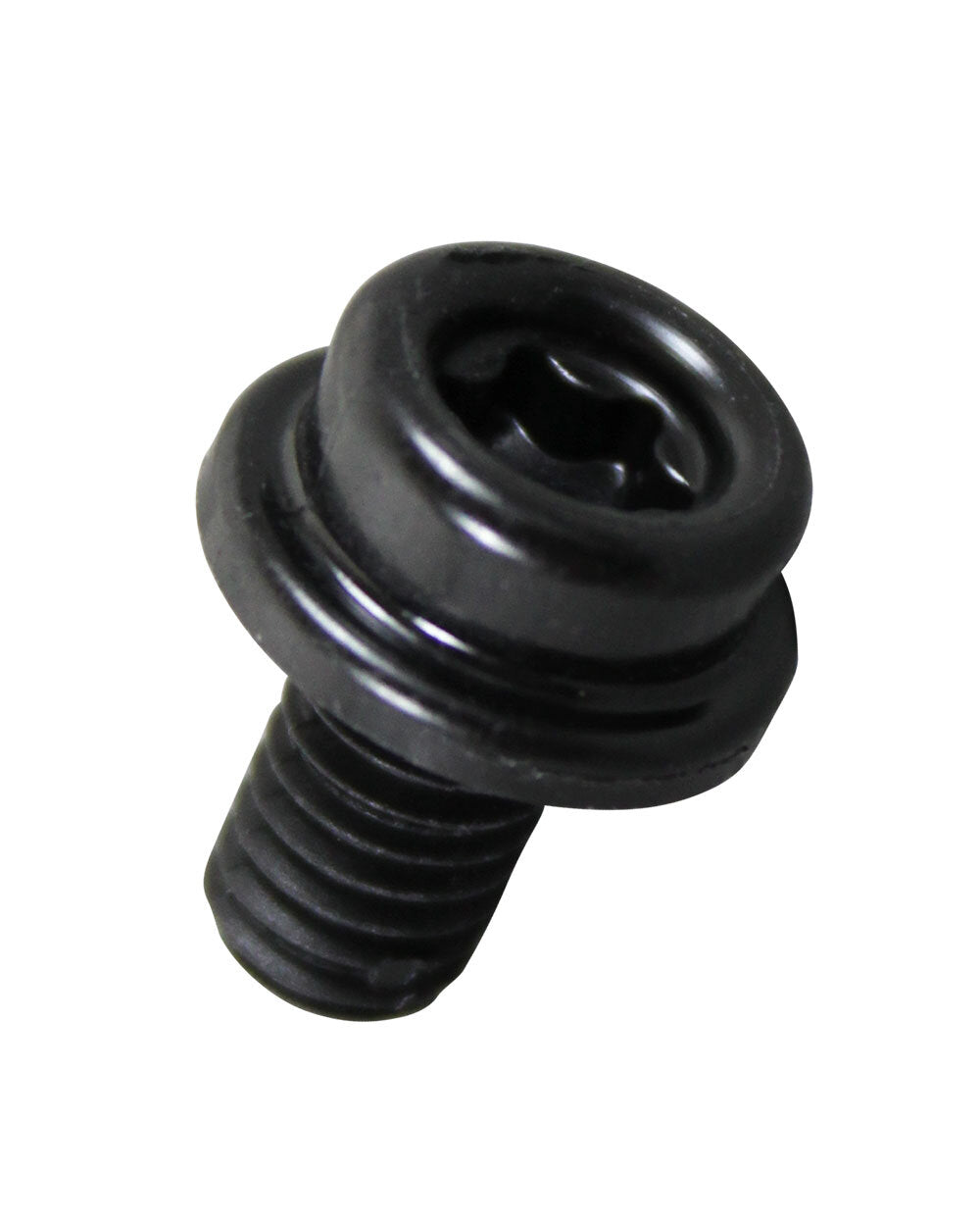 Tryckknapp del 3 - komposit M6, 10mm Svart