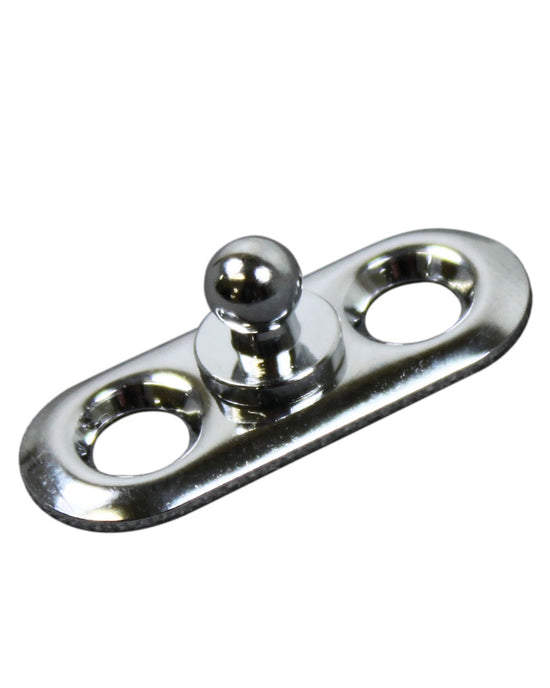 Loxx/Tenax Underdel - platta 2 hål Krom