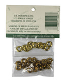 Öljetter Grommets refill strl. 00, 24st Mässing