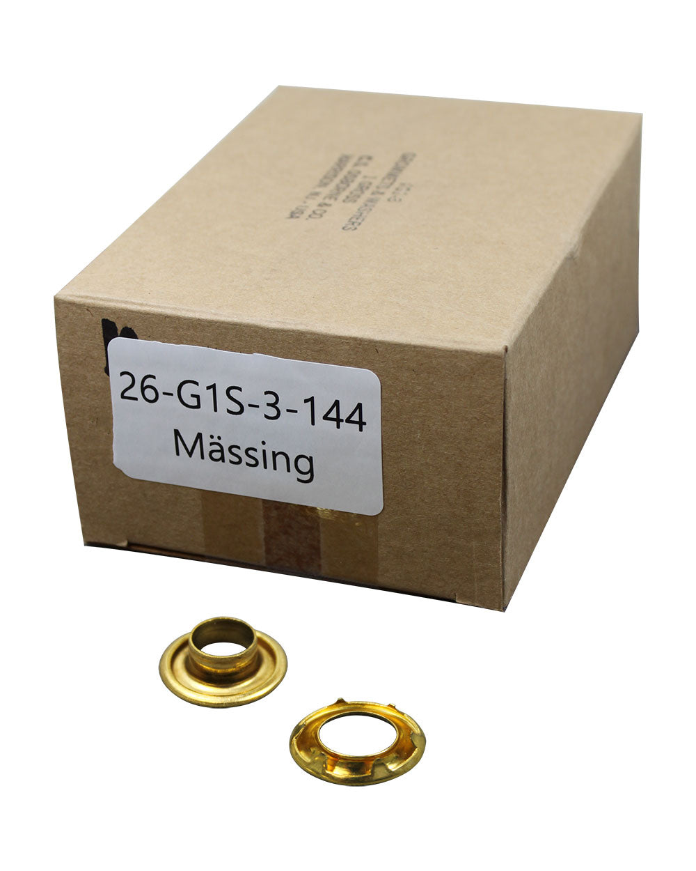 Öljetter Grommets refill strl. 3, 144 st Mässing