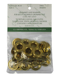 Öljetter grommets refill strl. 3, 24 st Mässing