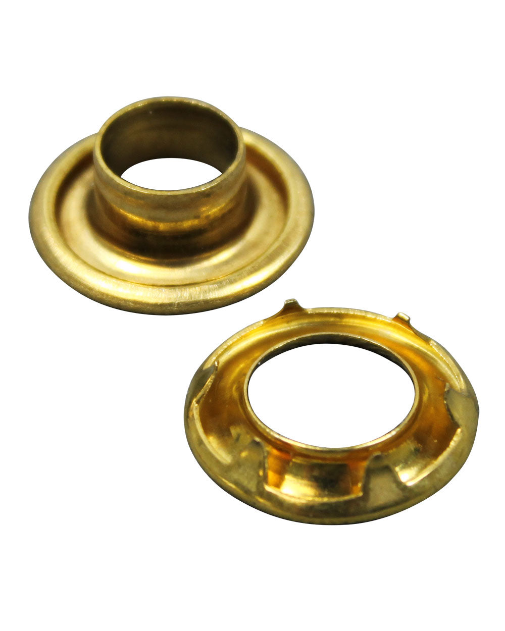 Öljetter Grommets Tagg strl. 0, 100 st Mässing