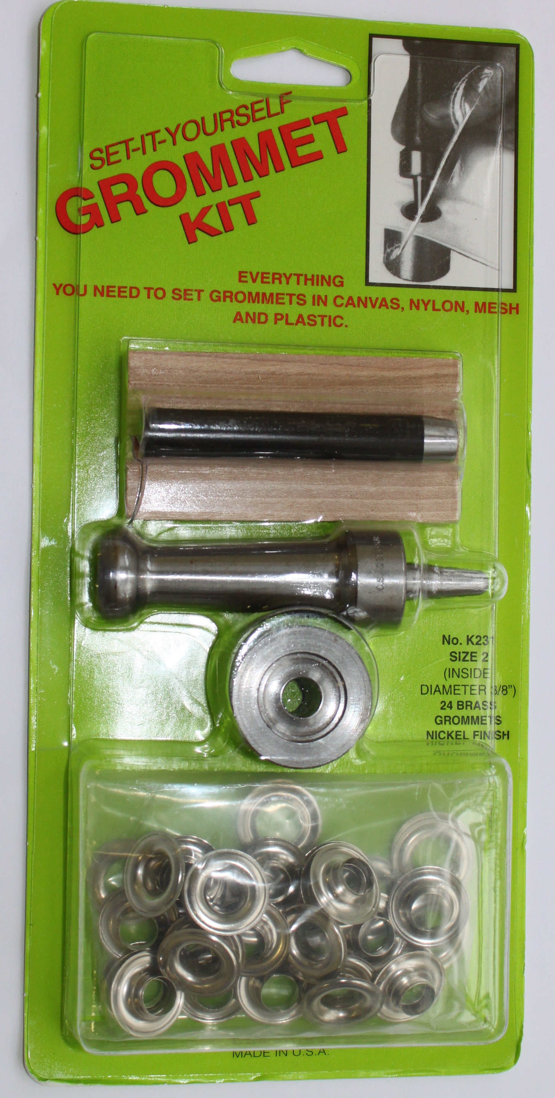 Öljettset stl 2 Förnicklad