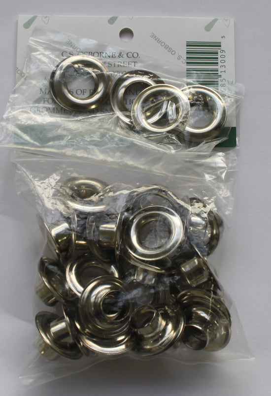 Öljetter Grommets refill strl. 3, 144st Förnicklad