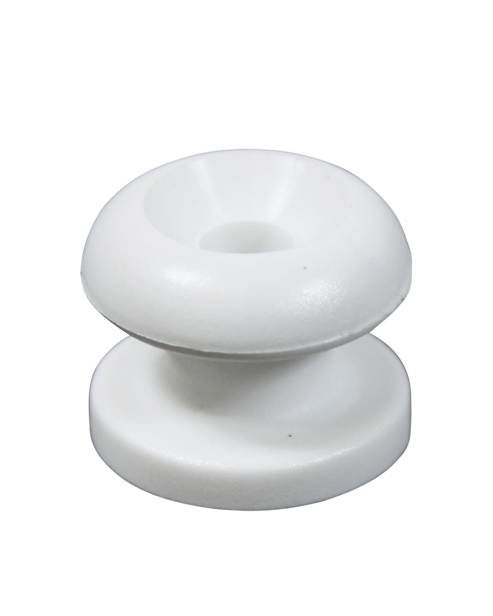 Knopp - Med fot - VIT