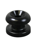 Knopp - Med fot - SVART