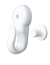 Krok - Vit, Fästes i tyg