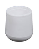 Plastfot Utvändig 22mm Vit