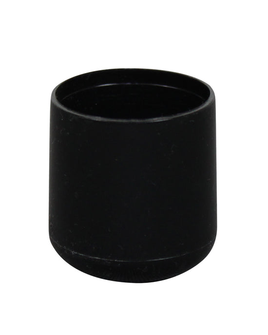 Plastfot Utvändig 25mm Svart