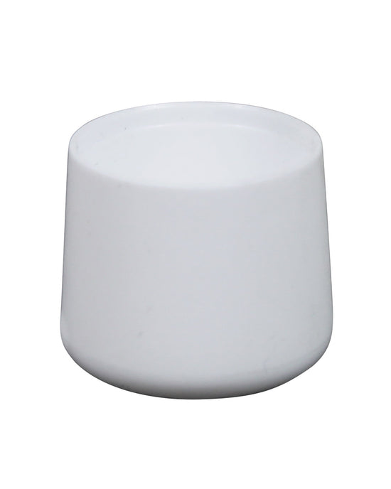 Plastfot Utvändig 25mm Vit