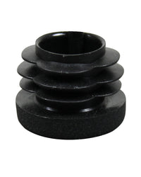 Plastfot Invändig 22mm Svart