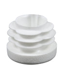 Plastfot Invändig 22mm Vit