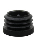 Plastfot Invändig 25mm Svart