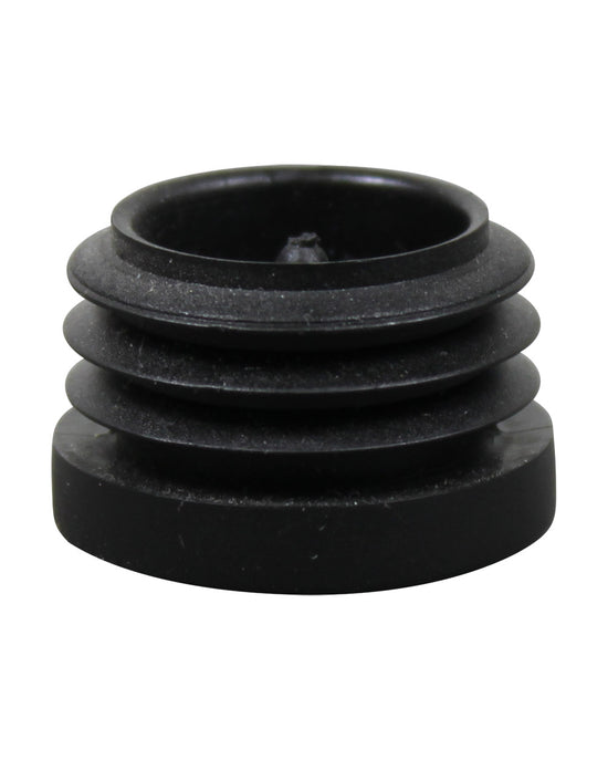 Plastfot Invändig 25mm Svart