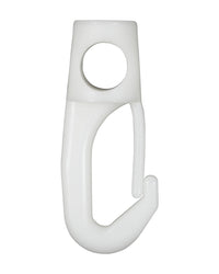Plastkrok Vit 58 mm