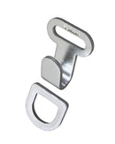 Krok & D-ring Aluminium Komplett