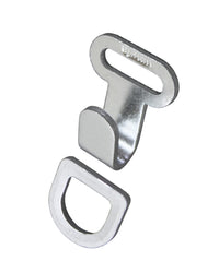 Krok & D-ring Aluminium Komplett