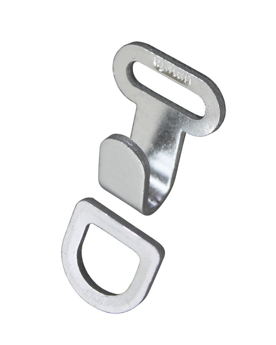 Krok & D-ring Aluminium Komplett