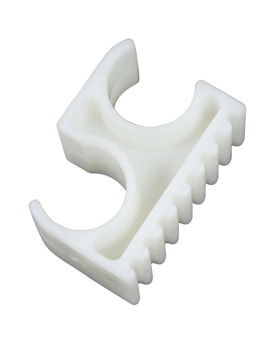 Sunblocker clip Dubbel 22mm, vit