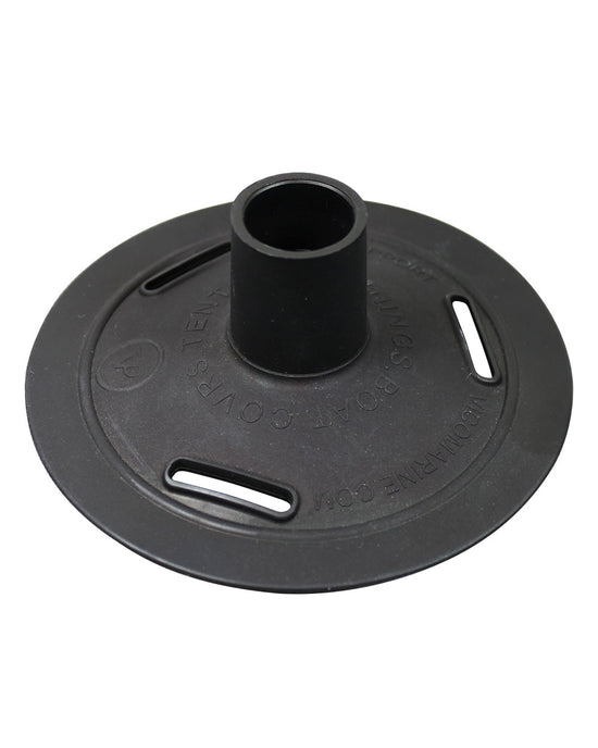 Hatt med hål för rem - Svart