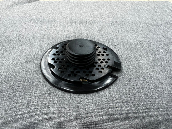 Boatvent 4 - Svart sys fast