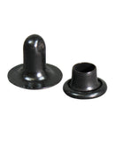 Rörnit Hatt 8mm  Höjd nit 8mm Svart