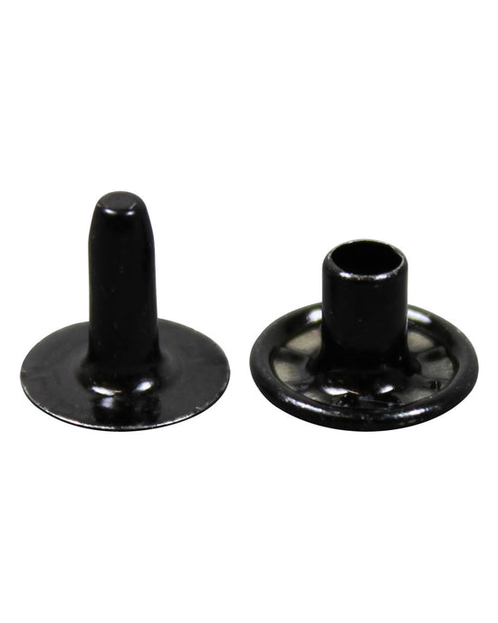 Rörnit Hatt 10,2mm Höjd 9mm Svart 3mm