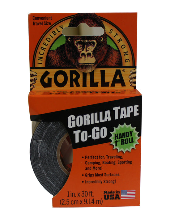 Tejp Gorilla 2,5 x 9 Svart