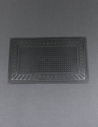 Hälskydd till mattor Svart Rektangulär