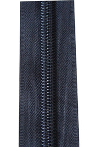 Blixtlås Spiral 10mm Löpmeter Svart