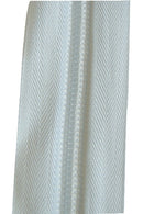 Blixtlås Spiral 10mm Löpmeter Vit