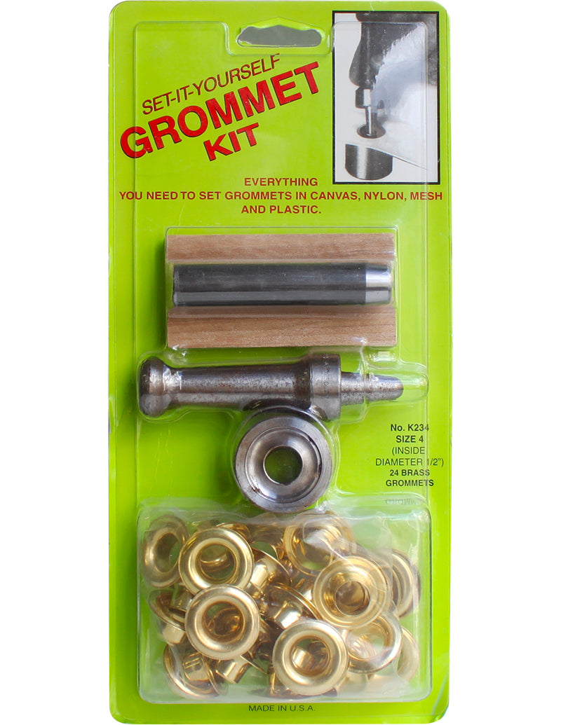 Öljettset stl 4 mässing