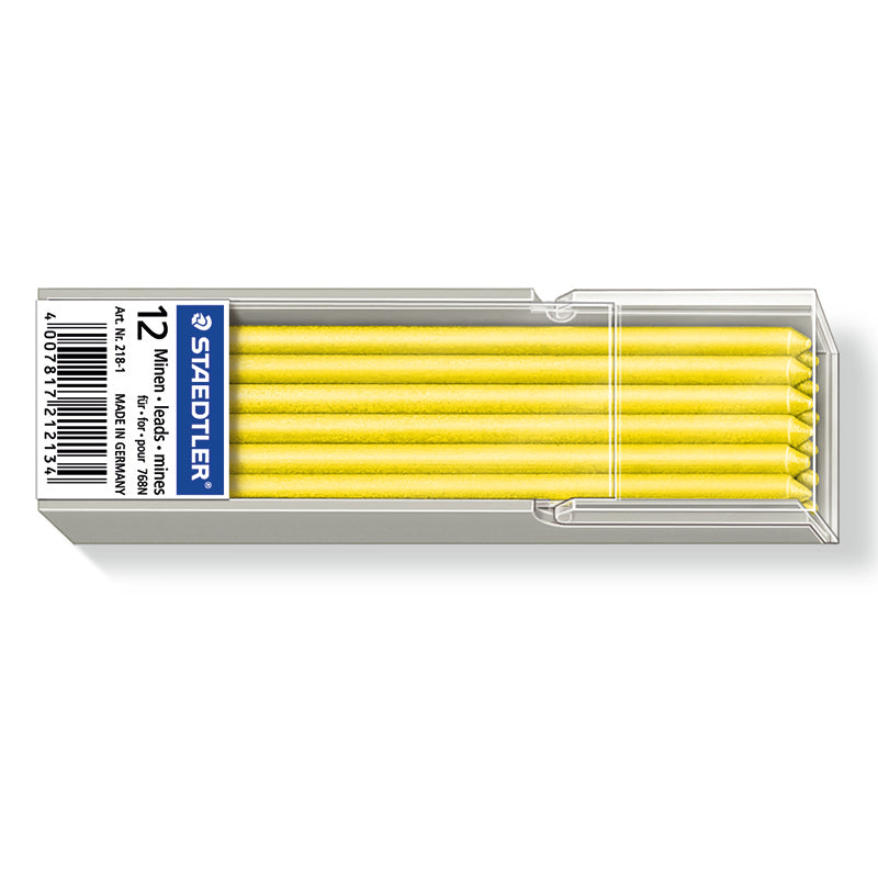 Stift - Kritstift Gula 3mm, 12