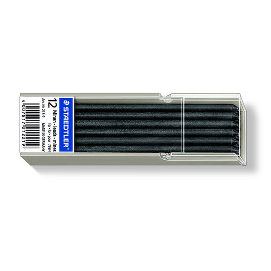 Stift - Kritstift Svart 3mm, 12