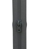 Blixtlås Spiral 4mm Löpmeter Grå