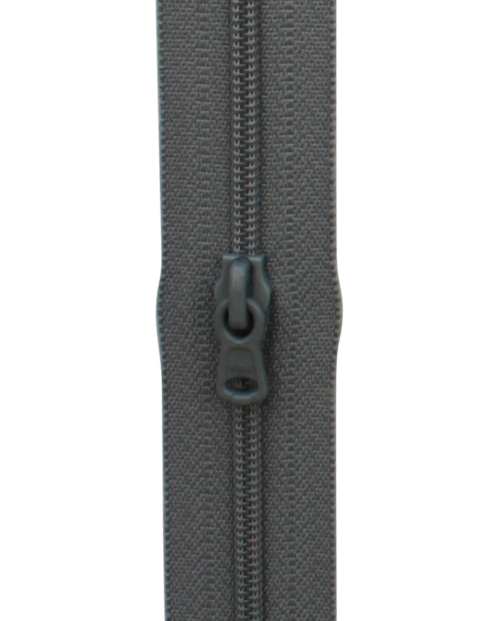 Blixtlås Spiral 4mm Löpmeter Grå