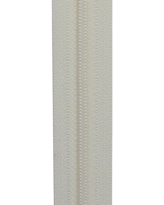 Blixtlås Spiral 4mm Löpmeter Off White