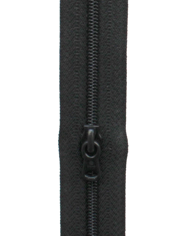 Blixtlås Spiral 4mm Löpmeter Svart