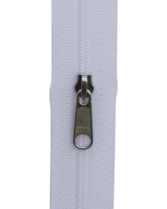 Blixtlås Spiral 4mm Löpmeter Vit