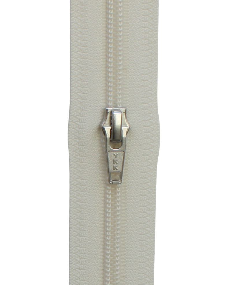 Blixtlås Spiral 6mm Löpmeter Off White