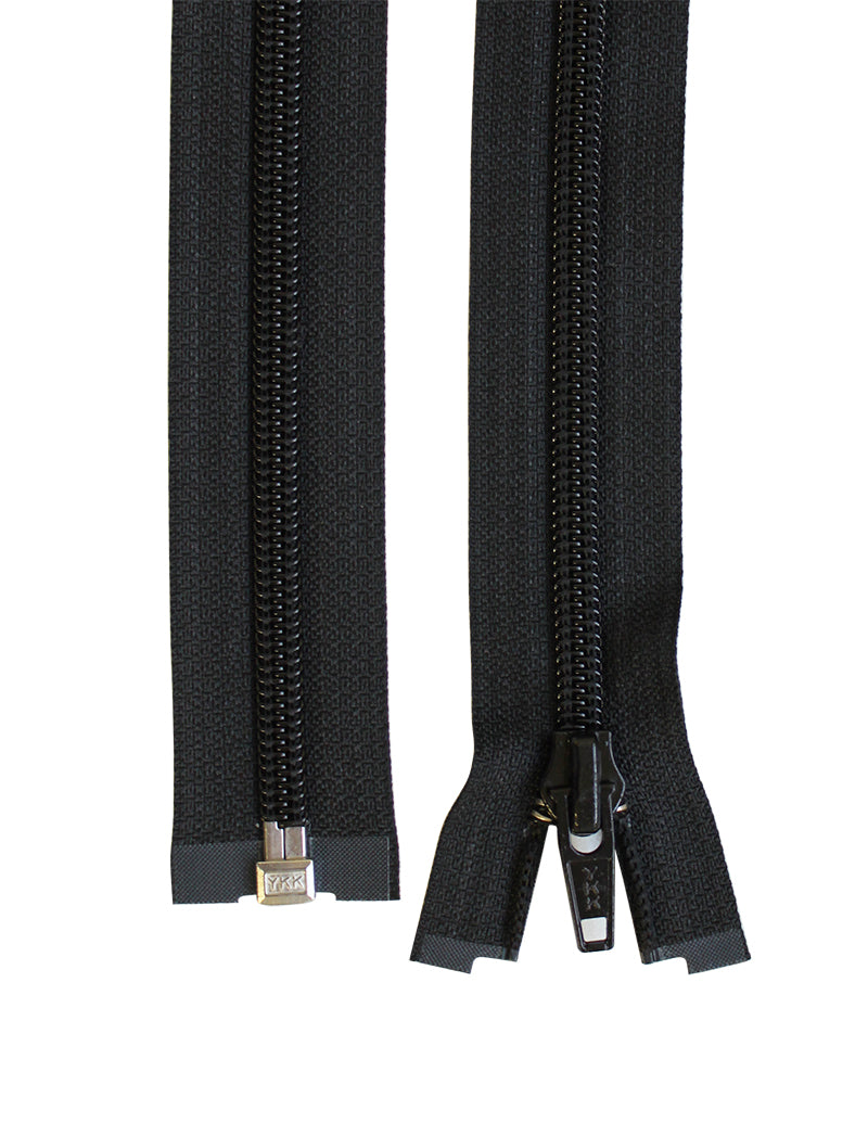 Blixtlås Spiral Delbart 6mm 1,5m Svart