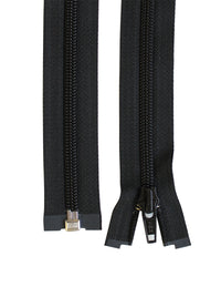 Blixtlås Spiral Delbart 8mm Svart - 3m