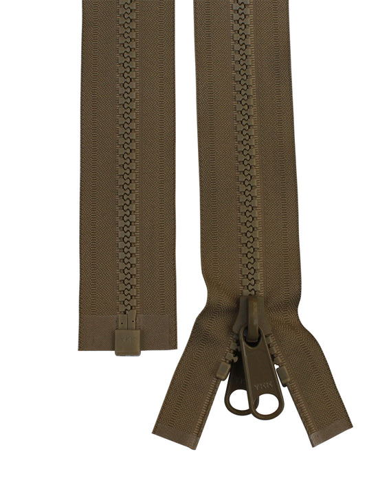 Blixtlås Tagg 10mm Delbart Beige - 2m