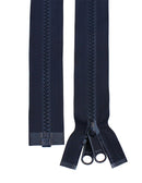 Blixtlås Tagg 10mm Delbart Blå - 1,25m