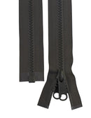 Blixtlås Tagg 10mm Delbart Grå - 3m