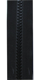 Blixtlås Tagg 10mm Löpmeter  Svart