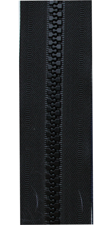 Blixtlås Tagg 10mm Löpmeter  Svart